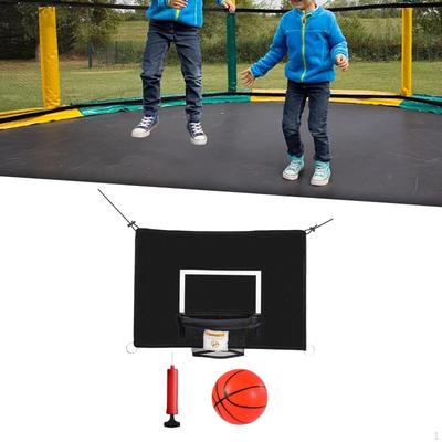 Basketball Hoop for Trampoline Frame Lightweight Backboard Sturdy Dunking with