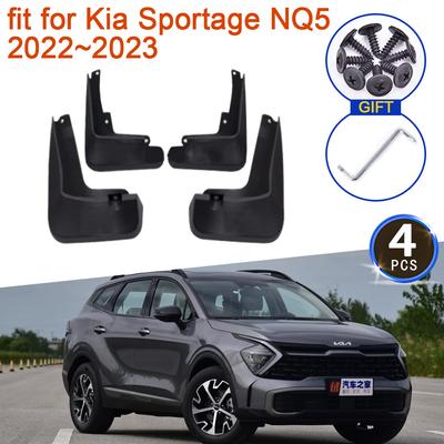 4x Blatníky pre Kia Sportage NQ5 2022 V 2023 Príslušenstvo Lapače blatníkov Predné Zadné Kolesá Blatník Flare Auto Auto