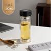 Gezhi Double-Layer Portable Tea Glass Cup