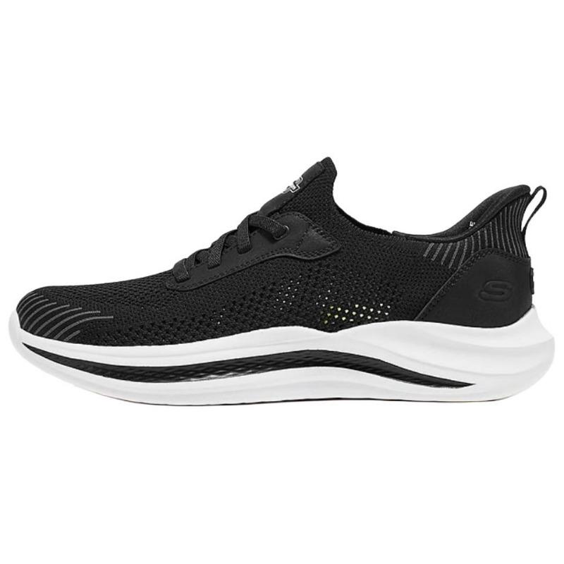 Skechers STREET WEAR Men Slip On Casual Shoes Black 211086-BKW 39.5
