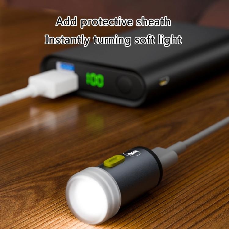 Convenient Type C Mini Flashlight Without Battery Providing Bright LED Light For Outdoor Camping Light LED Torches