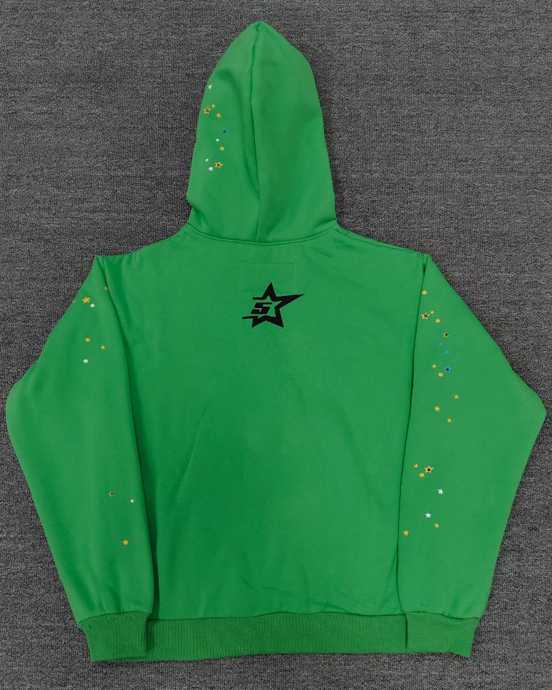 Hanorac Bărbătesc Greu cu Imprimeu Pânză de Păianjen - Trendy, Croială Largă cu Plus de Catifea