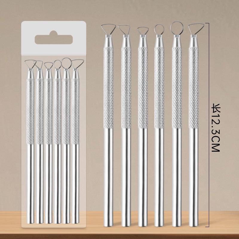 Stainless Steel Clay Scraper & Carving Tool for Pottery Sculpture