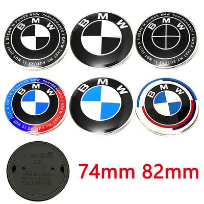 For M X1 X3 74mm 82mm Hood Emblem Car Front Bonnet Logo Trunk Cover Badge For BMW E46 E90 E60 F30 F10 E39 E36 F20 G30 G20 E87 E92 E91 E30 X3