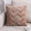 Latest 45x45cm Plush-touch Throw Pillow Covers Solid Color Square Bolster Wool Pillow Case For Sofa Bedroom Car Cusihion Cover Decorative