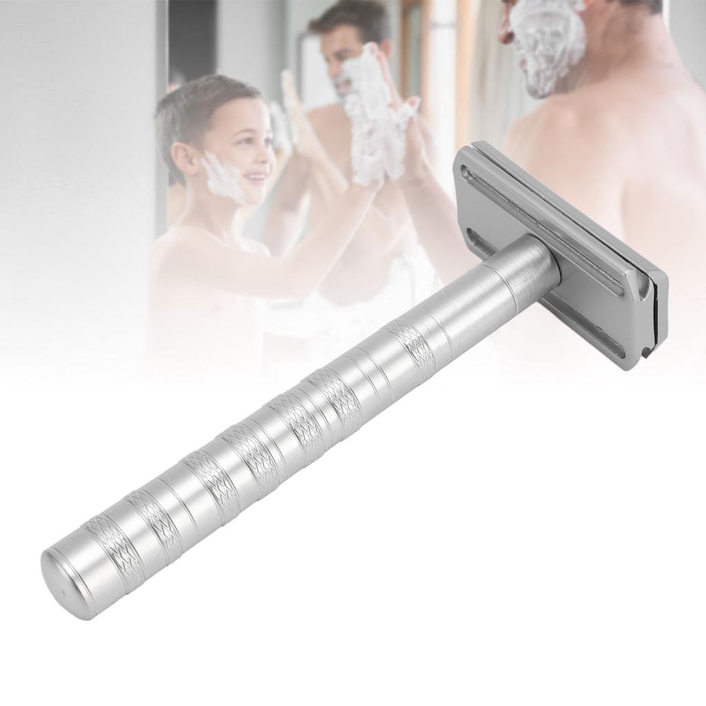 Handle Double Sided Shaving Tool Washable Beard Wet Shaving Kit for Men