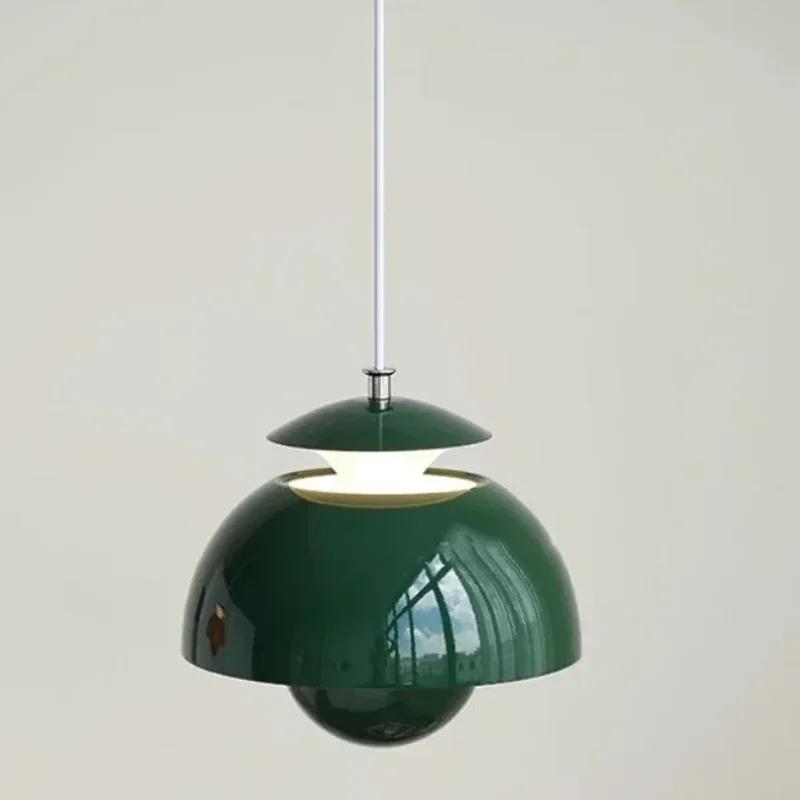Nordisches Design Blütenknospe LED Pendelleuchte Restaurant Creme Stil Pendelleuchte Schlafzimmer Nachttisch Dänischer Klassiker Heimdekoration