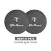 Car Stickers 2pcs Car Coaster Anti Slip Mat Water Cup Pad Accessories For Alfa Romeo GT Stelvio F1 Brera Volante Tonale Gloria D QA4