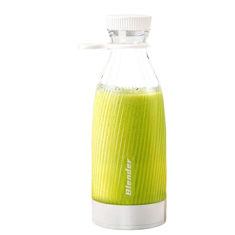 Elektrischer Entsafterbecher 6 Klingen Mixer Milchshake-Maschine USB Tragbares Frucht-Milch-Mischwerkzeug Mini Frischsaft-Mixer Sportflasche