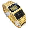 Casio DATA BANK Data Bank Digital Watch DBC-611G-1 Men's Gold x Black Overseas Model