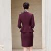 Women's 3/4 Sleeve Three-Piece Professional Suit