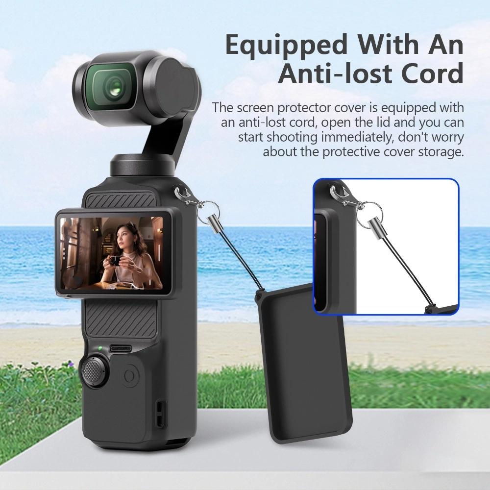 6pcs/Set Silicone Action Camera Case Scratch-resistant Wear-resistant Protective Case for Osmo Pocket Anti-slip for DJI Pocket 3