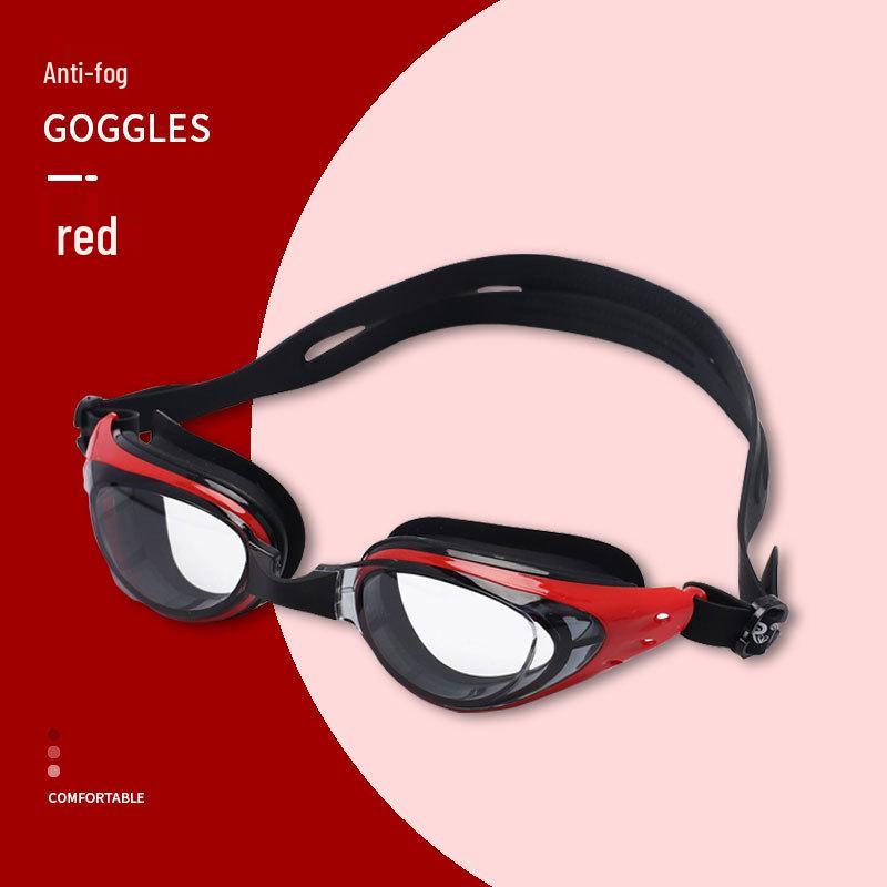 

Ruihe Anti-Fog Swim Goggles: Adjustable, Waterproof, High-Definition Silicone Goggles for Adults