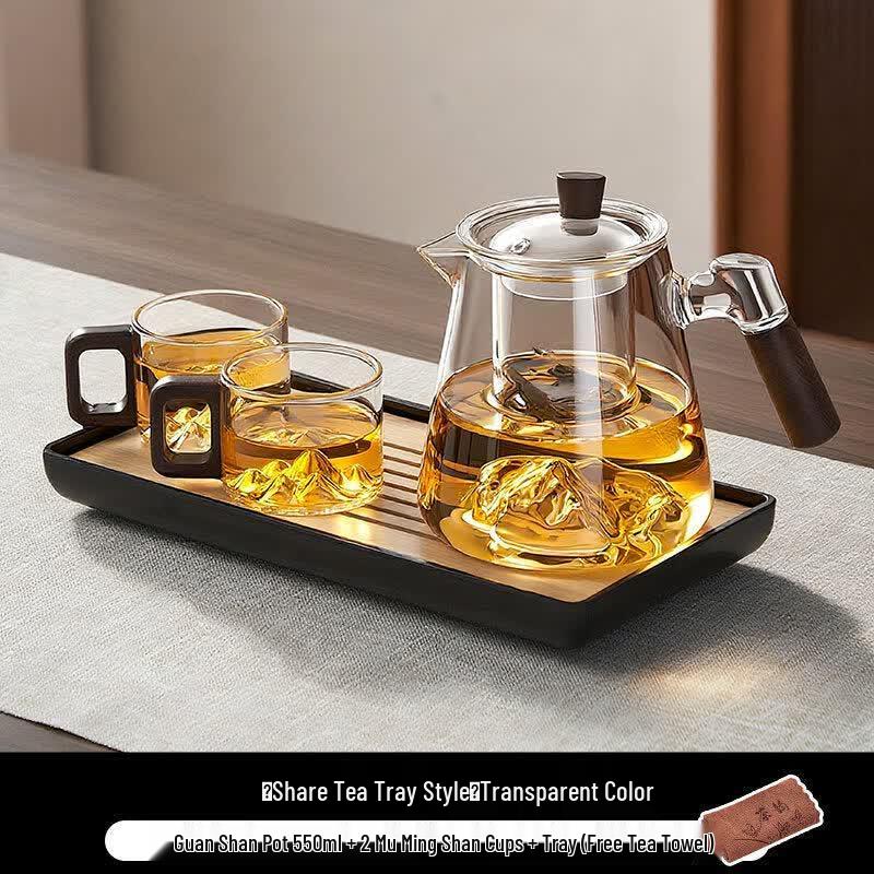 Yuzhuo Handmade High-Temperature Glass Teapot