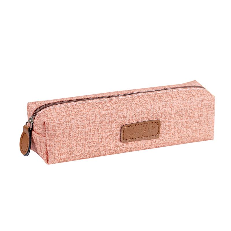 Creative Waterproof Single-Layer PU Pencil Case for Primary Students