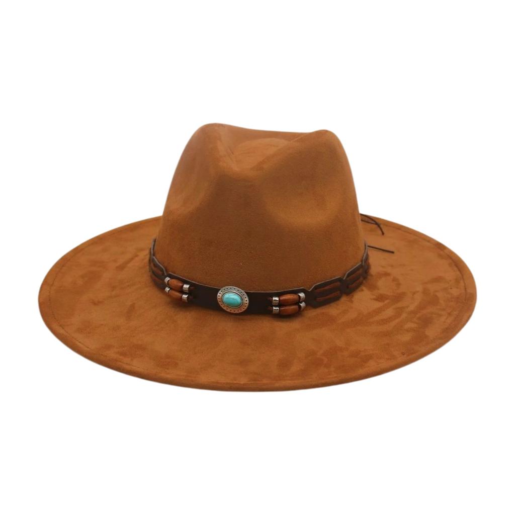 Western Cowboy Hat Ethnic Style Tibetan Top Hat Grassland Cycling Vacation Sunshade Sunscreen Hat