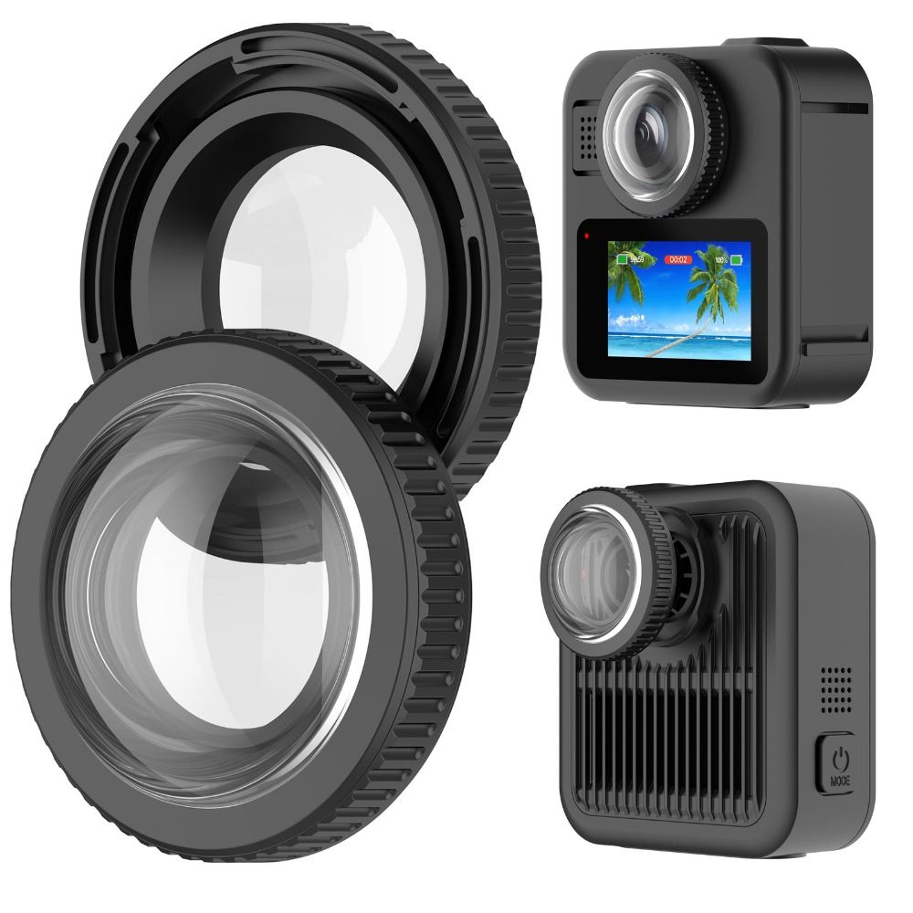 2Pcs HD Lens Guard Optical Glass Protective Cover for GoPro MAX2 Camera Accessories