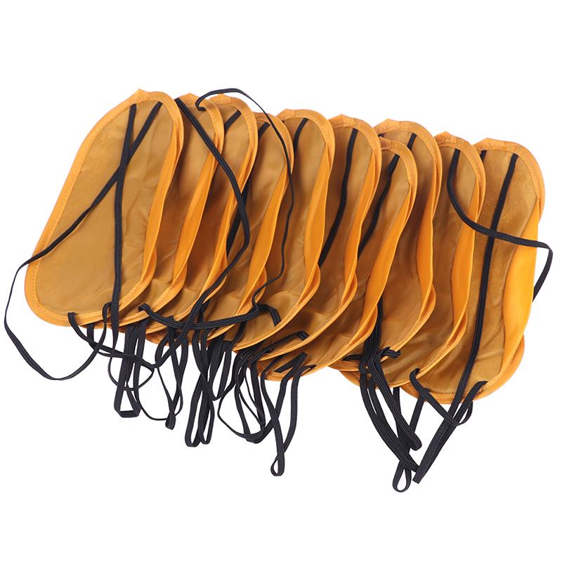 10PCS Eye Aid Travel Rest Eye Cover Sleeping Mask Aviation Sleep Mask Unisex Fashion Portable Elastic Bandage Hot