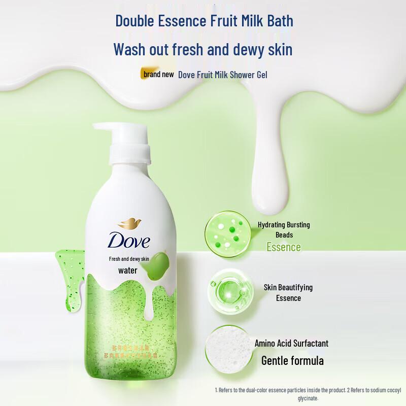 Dove Fruit Milk Green Grape Shower Gel