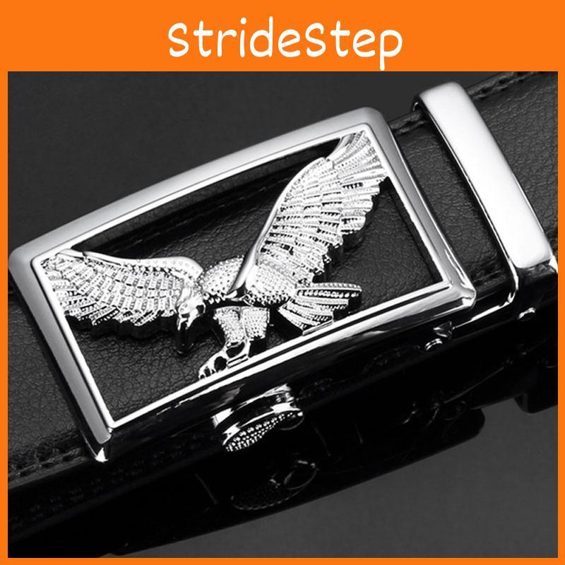 Eagle Automatic Buckle Leather Mens Belt Premium Quality Luxury Belts For Men