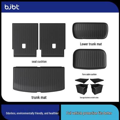 BJBT TPE Trunk Mats for Tesla Model Y: Front & Rear, Refresh Version Interior Accessories
