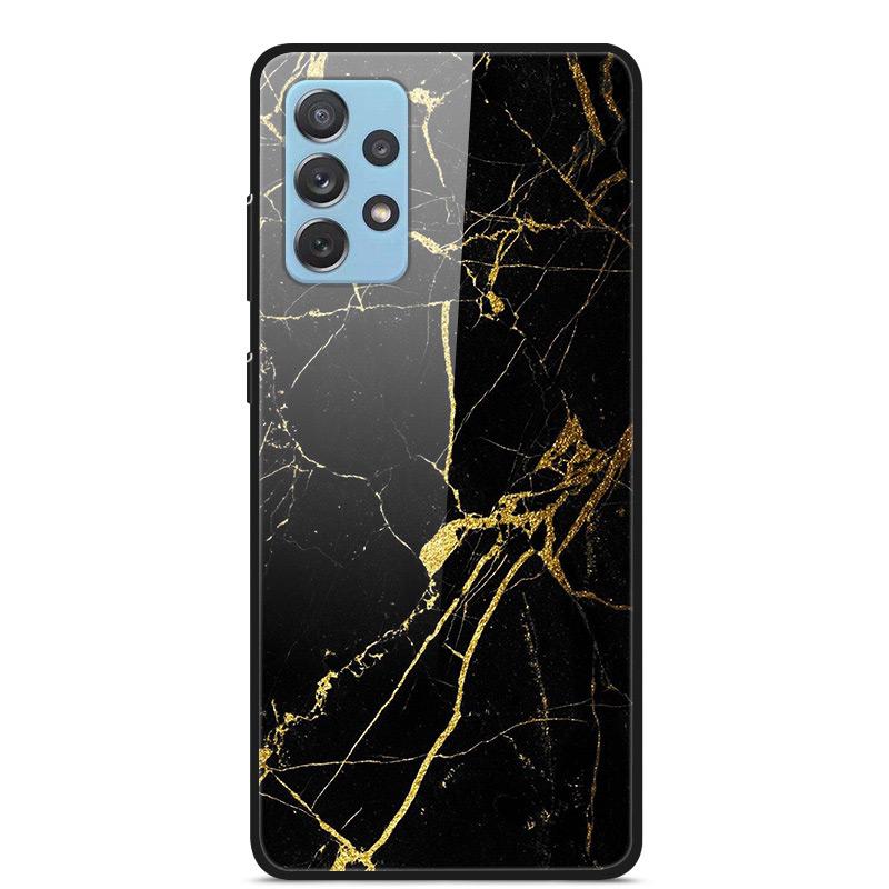 For Samsung A52 A72 2021 Case Hard Tempered Glass Case Back Cover For Samsung Galaxy A52 A72 A 52 A 72 Case Protective Bumper