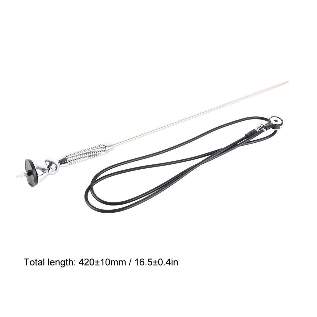 18.5  Universal Car Roof Fender Radio AM FM Aerial Antenna 180 degrees Swivel