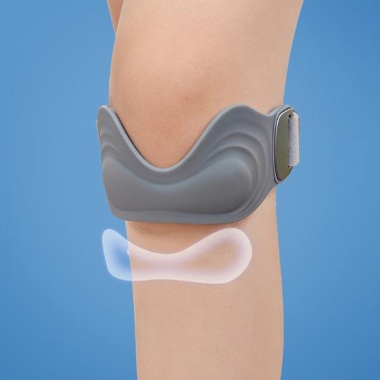 Silicone Patellar Tendon Support Strap Cycling Running Fitness Sports Knee Brace Men Women Adjustable Pain Relief Knee Stabilizer Strap