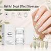 Double-Ended Silicone Stamper for Nail Art with French Printing