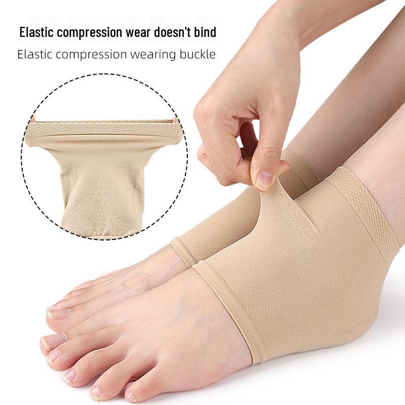 Silicone Anti-Crack Heel Protector Socks for Men and Women