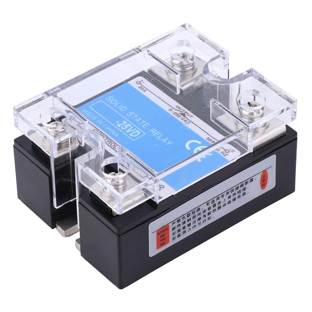 BERM Solid State Relay Single Phase with High Performance Optocoupler Control 0 10VDC Load 0 250VAC(BERM 25VD )