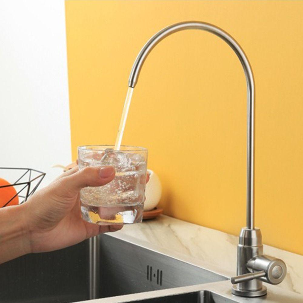 Quick Connector Water Filter Faucet Single Cold Drinking Water Faucet Kitchen Taps  Wash Basin