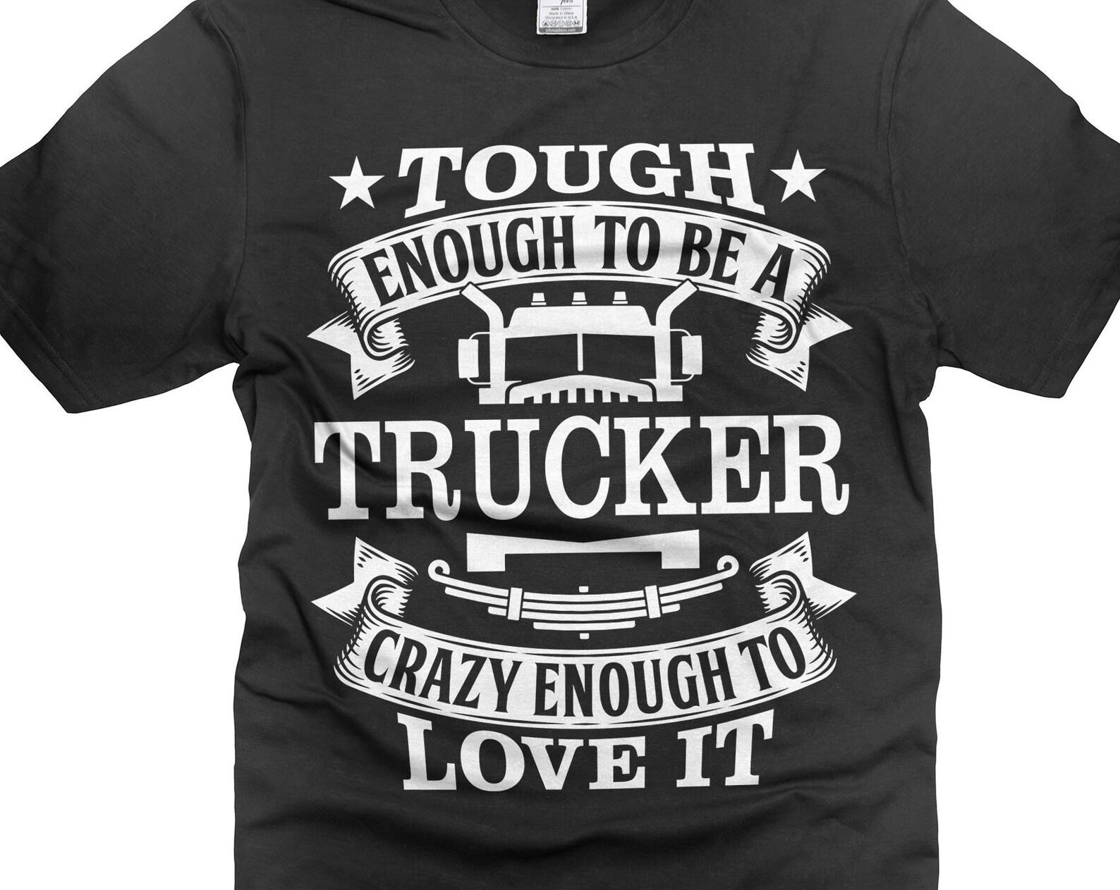 Mens Trucker T-Shirt Truck Driver Gifts Funny Trucker Shirts Truck Driver Tee Shirt Driver Gifts Trucking Gifts Funny Shirt For Men Him Dad 4XL