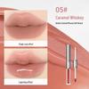 CARISSETT Silver Dual-Effect Long-Lasting Lip Glaze, Watery Mirror Finish, Non-Transfer, Double-Ended for Women.