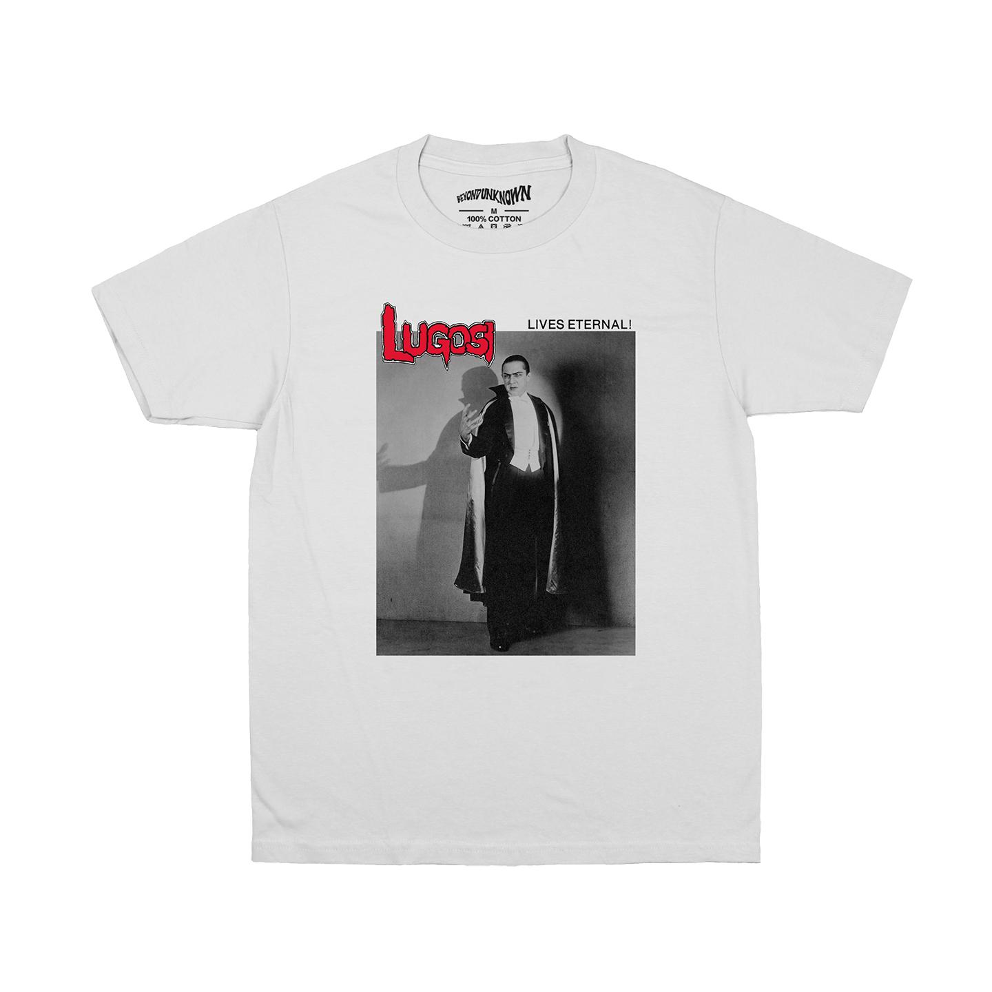 Bad Taste Bela Lugosi TShirt Lives Eternal Dracula Vimpire Ed Wood Classic Movie Unisexs Short Sleeves Printed Clothing Shirt S