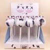 1 Stück süßer Plüsch-Kuh-Gelstift, kreatives Pressebüro, Geschenk, Schulbedarf, Schreibwaren, Kawaii, lustige Stifte