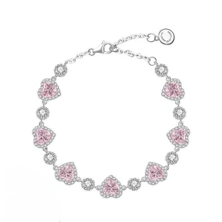 Logo Embossed Wisteria Bracelet - "Love At First Sight" Simple Charm