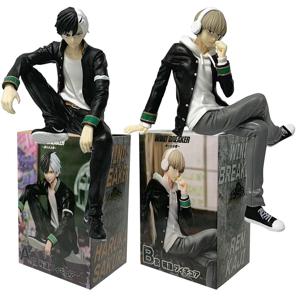 

NEW 15cm Wind Breaker Sakura Haruka Anime Figure Noodle Stopper Collectible Model Doll Toy