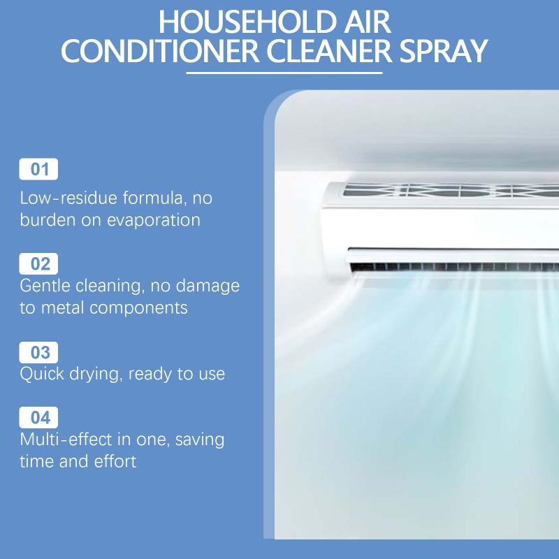Foam Cleaner for Wall Mounted Air Conditioner Filter Deep Cleans Removes Odors Dust for Home Indoor Use