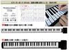 XP Design Piano Keyboard Sheet Musical Keys Stickers, Music, Notes, 88/61/49/37 (Black)