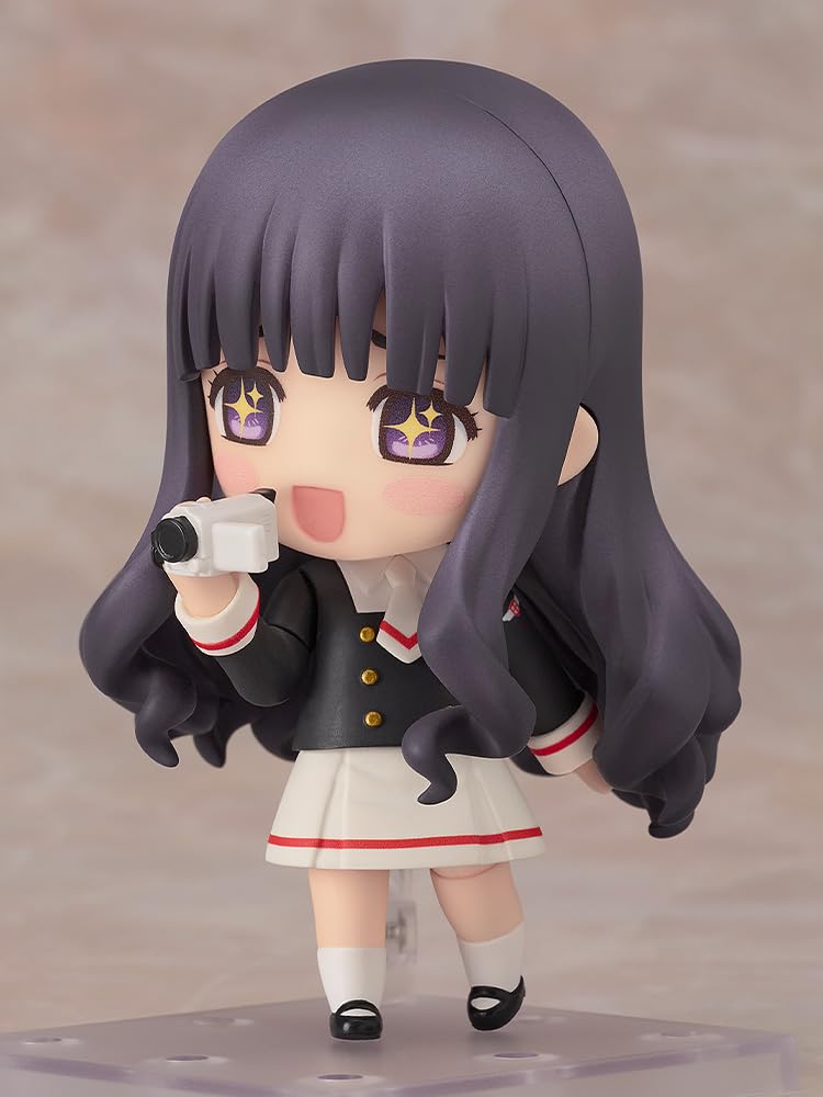 Good Smile Company Nendoroid Cardcaptor Clear Card Arc Daidouji Tomoyo Tomoeda Junior High School Uniform Plastic Painted Action Figure Sakura Ver.