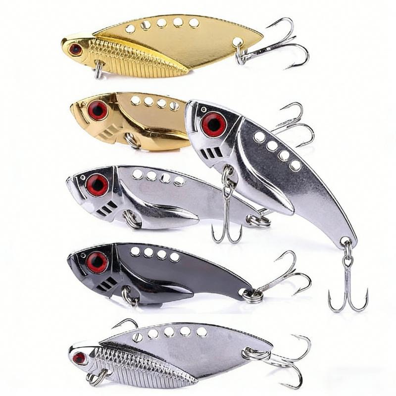 Full Swim Layer11g5.5cmMetalVIBLure Bait Universal for Freshwater and Saltwater Fake Bait for Sea Bass and Crappie Special Fishi