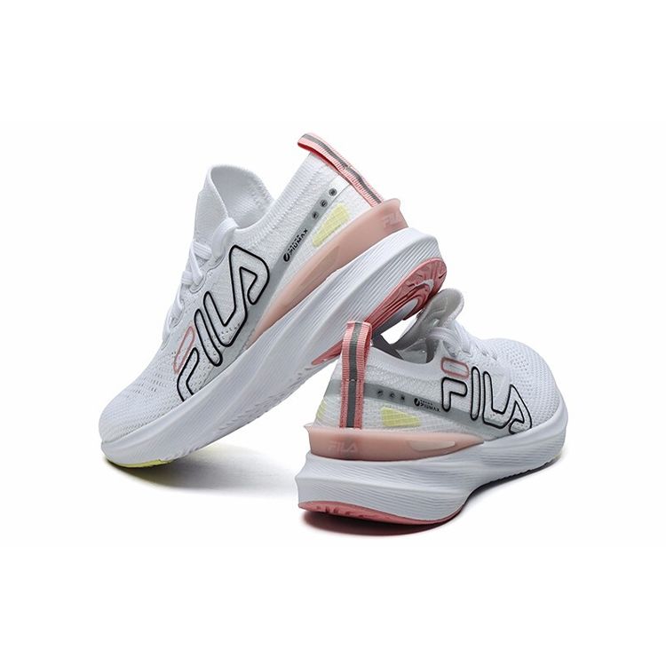Fila Athletics Fashionable Fabric Low-Top Running Shoes Women Sneaker White A12W122202FWT