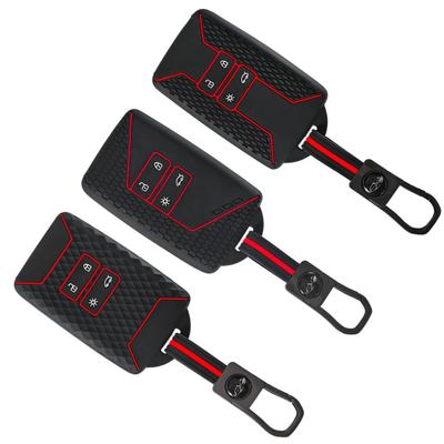 Funda de Silicona para Llave de Coche Carcasa para Mando a Distancia Inteligente para Renault Captur Koleos Kadjar Arkana Megane Dacia Duster Sandero Stepway