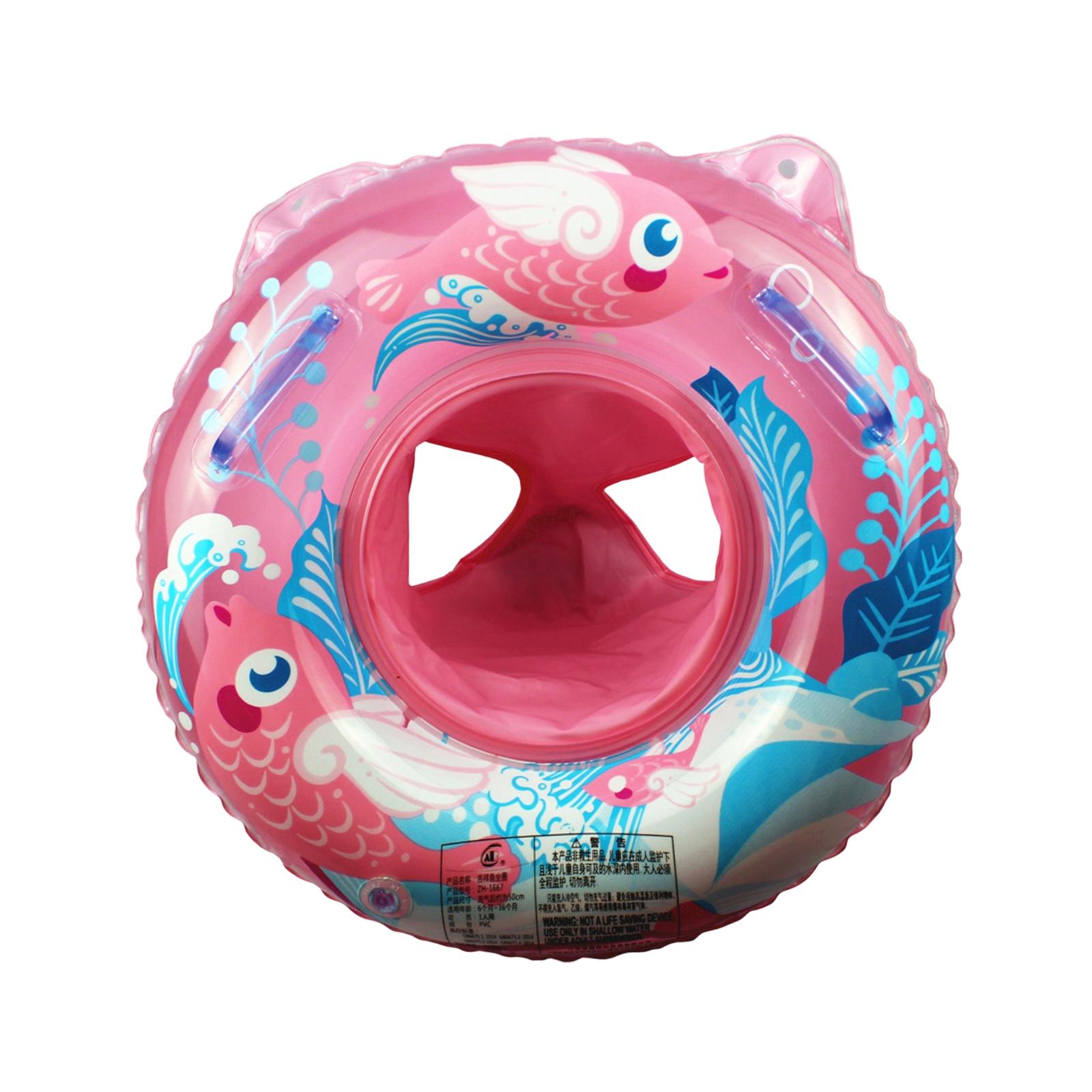 Cute Printed Swim Ring, Baby Sit-Down Swim Ring, Baby Underarm Swim Ring, With Leg Openings. One Size