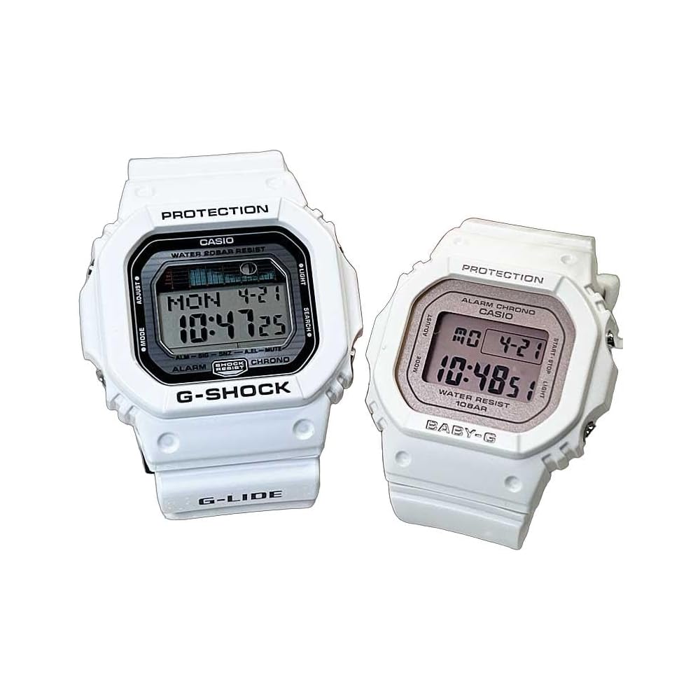 Набор цифровых кварцевых часов Casio G-Shock Baby-G с парным футляром GLX-5600-7JF BGD-565SC-4JF