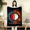 Custom Feyenoord Blanket, High quality Comfortable for All Seasons, Home Decor, Warmth and Comfort