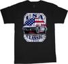 American Flag Classic Car T-shirt Mens Gifts Graphic Tees Clothing Apparel