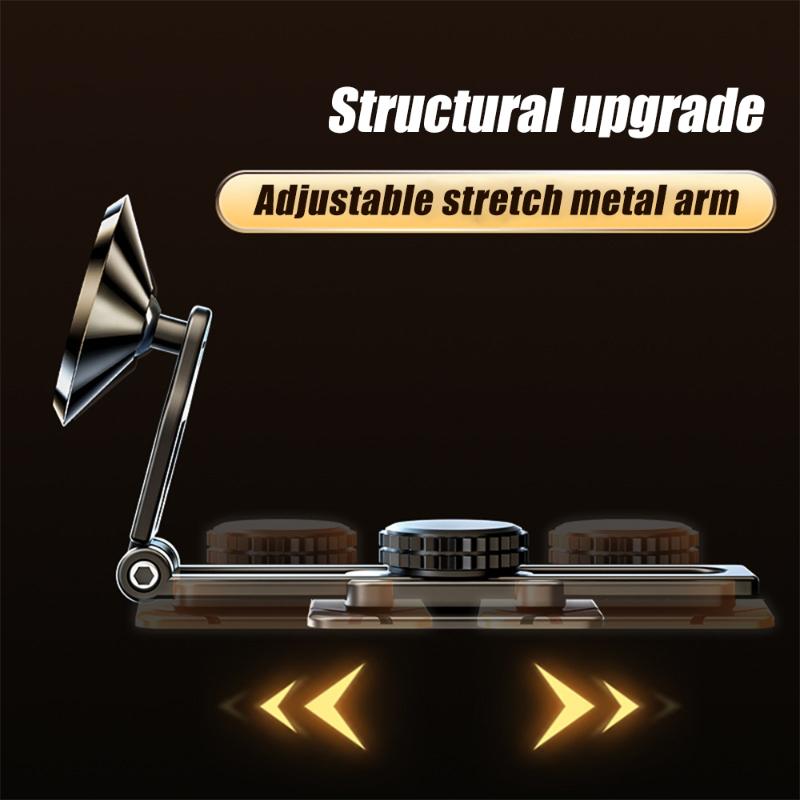 360° Rotate Magnetic Car Phone Holder Foldable Universal Mobile Phone Stand Air Vent Magnet Mount GPS Support for All Phone