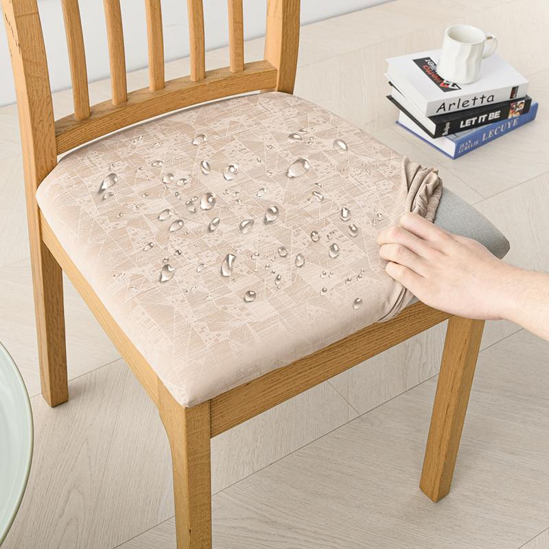 Husă impermeabilă pentru scaun de sufragerie, Husă elastică pentru scaun, Protector pentru scaun de sufragerie, Husă slip-on pentru bucătărie, hotel, petrecere, banchet